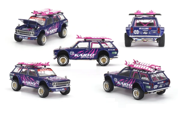 Mini GT x Kaido 149 1/64 Datsun 510 4x4 Wagon Kaido Offroad V2