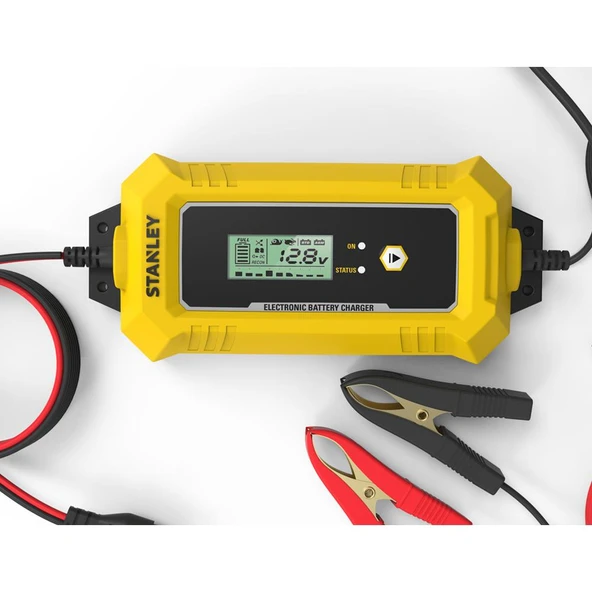 STANLEY SXA26 12V 250A Dijital Akü Şarj ve Akü Bakım Cihazı - 6
