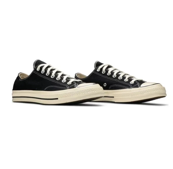 CONVERSE CHUCK TAYLOR ALL-STAR 70 OX BLACK WHITE - 2
