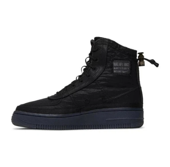 NIKE AIR FORCE 1 SHELL BLACK - 3