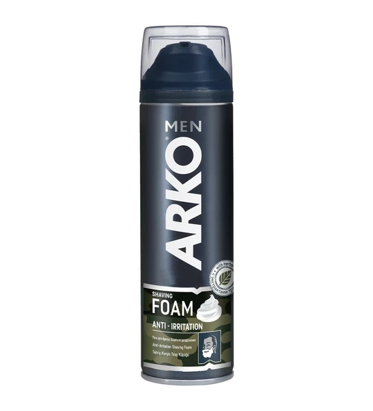Arko Tıraş Köpüğü Anti Irritation Tahriş Olmuş Ciltler 200 ml