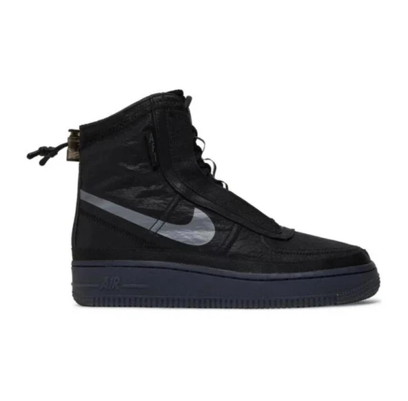 NIKE AIR FORCE 1 SHELL BLACK