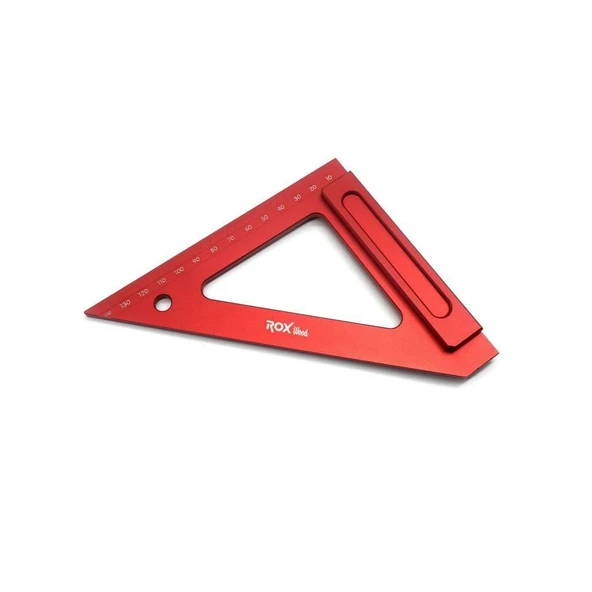 Rox Wood 0013 Aluminyum Üçgen Gönye 150 mm - 6