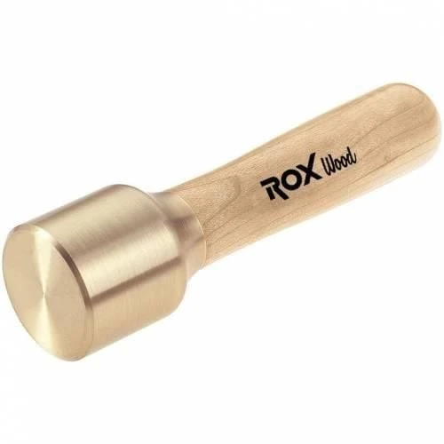 ROX Wood Oymacı Pirinç Başlı Tokmak Carving Mallet 280 gr - 10