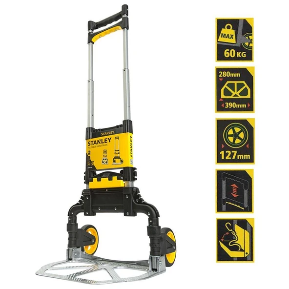 Stanley FT501 60Kg Katlanır El Arabası - 7