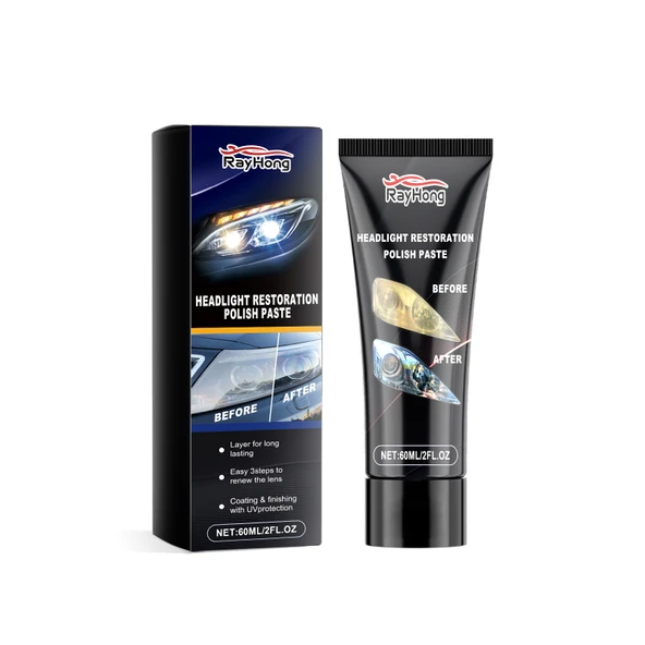 Otomotiv Far Parlatma Pastası - 60ml - Çizik Giderme