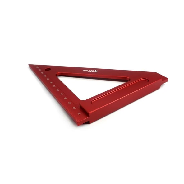 Rox Wood 0013 Aluminyum Üçgen Gönye 150 mm - 4