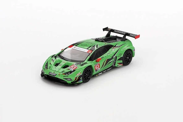 Mini GT 1/64 813 Lamborghini Huracán GT3 EVO2 Iron Lynx IMSA 2023 Daytona 24 Hrs ''Blister Paket''