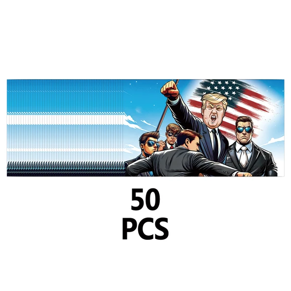 Trump Sticker Etiketi - Laptop, Araba, Duvar için - 50 Adet