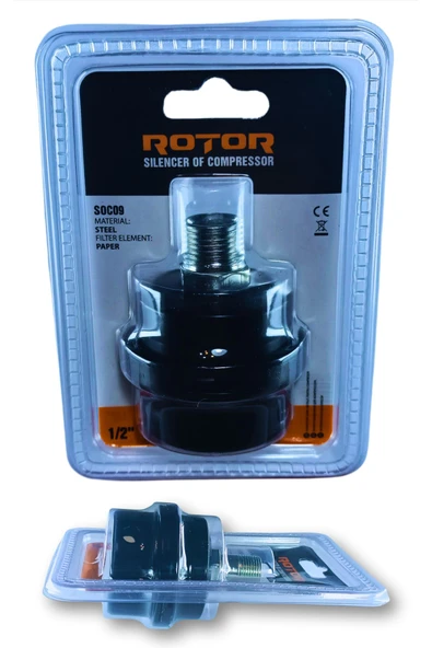 SOC09 Kompresör Hava Filtresi 1/2" - Resim 8