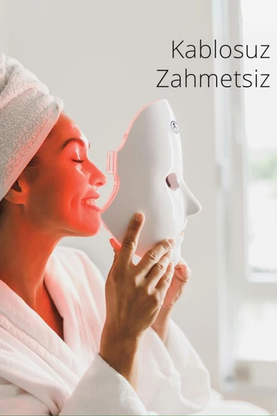 Kiwi Kfm-8650 Şarjlı Kızılötesi Işıklı Sıkılaştırıcı ve Terapi Maskesi - 2