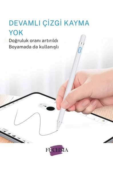 Xiaomi Pad 7 Pro / Pad 7 Uyumlu Yazım ve Çizim için Dokunmatik Ekran Tablet Kalemi - 3