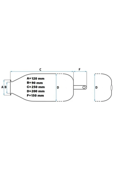 Hidrofor Genleşme Tank Membranı (Kulaklı, Beyaz)  24L - 2