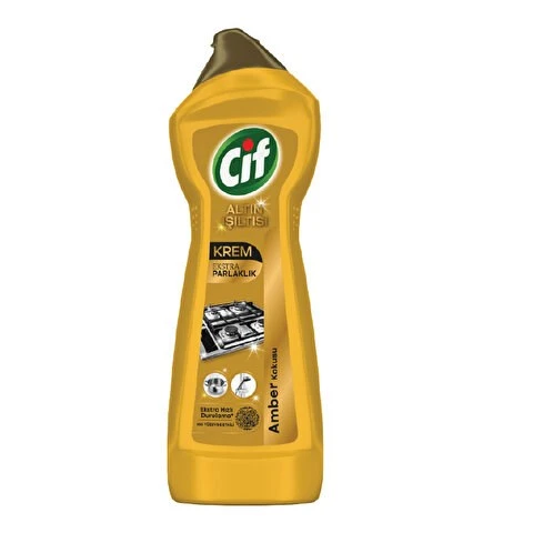Cif Krem 750 ml - Amonyak - Limon - Gold 3 lü Karma Paket - 4