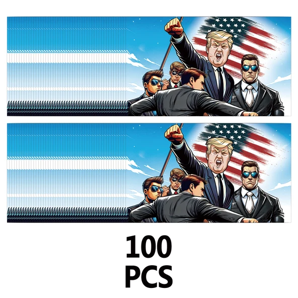 Trump Sticker Etiketi - Laptop, Araba, Duvar için - 100 Adet