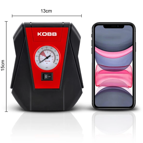 KOBB KB100 12Volt 100 PSI Analog Göstergeli Hava Lastik Şişirme Pompası - 9