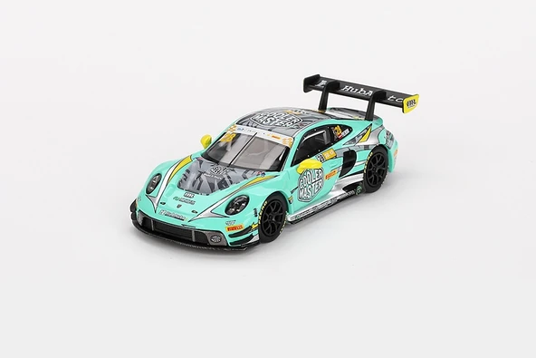 Mini GT 804 Porsche 911 GT3 R #28 HubAuto Racing 2023 FIA GT World Cup 70th Macau Grand Prix 1/64 - 2
