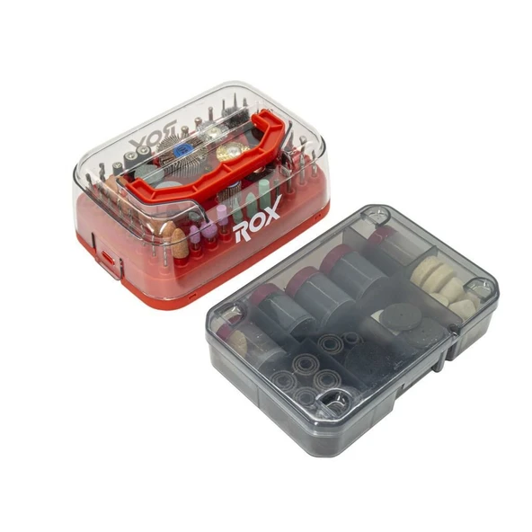 Rox 0097 Hobi Gravür Mini Aksesuar Seti 316 Parça Dremel Uyumlu - 11