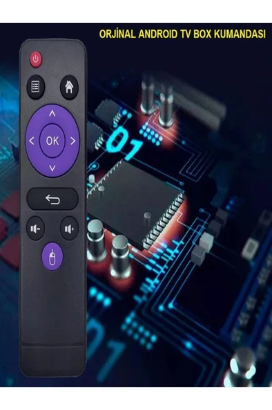 Androıd Tv Box Kumandası Orjinal (H96 MAX RK3318/MAX X3/MINI V8/MAX H616 AKILLI TV BOX KUMANDASI)