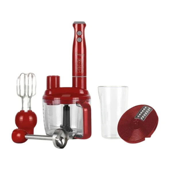 İhlas Aura MasterMix Kırmızı 1500 W Blender Seti