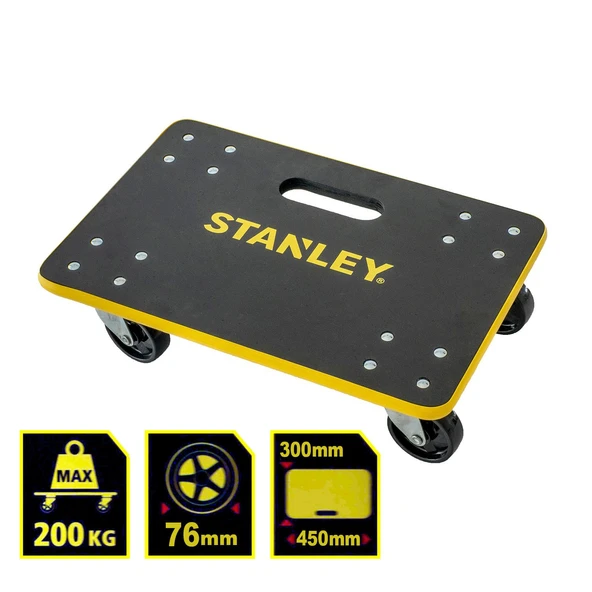 Stanley MS572 200kg 45x30cm Dört Tekerli Yük ve Paket Taşıma Arabası - 2