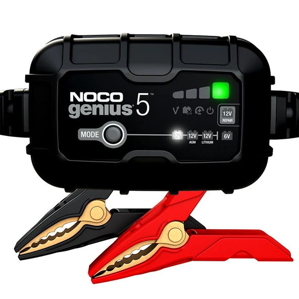 NOCO GENIUS5 6V/12V 120A Akıllı Akü Şarj ve Akü Bakım/Desülfatör - 6
