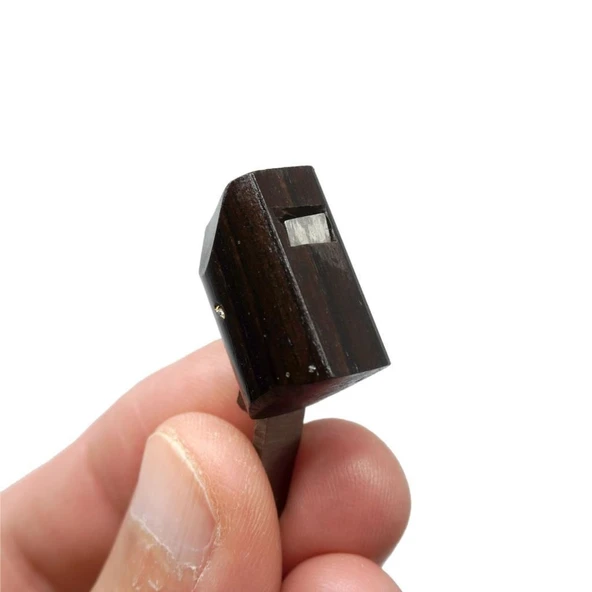 Rox Wood Mujingfang Mini Abanoz Enstrüman Rende Düz 21 mm - 8