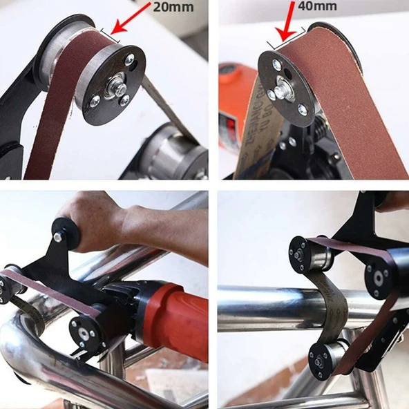 Rox Wood 0059 Taş Motoruna Takılır Esnek Şerit Zımpara Aparatı - 5