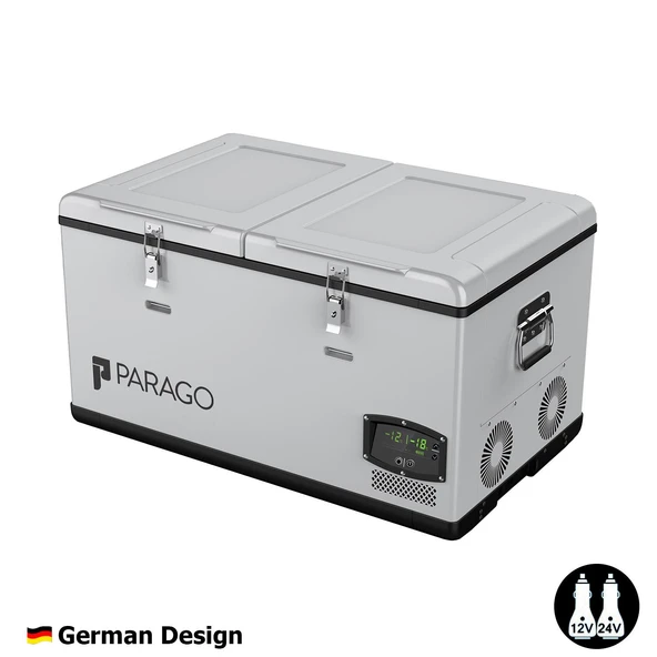 Parago PG95 12/24Volt 95 Litre Çift Bölmeli Outdoor Kompresörlü Oto Buzdolabı - 7
