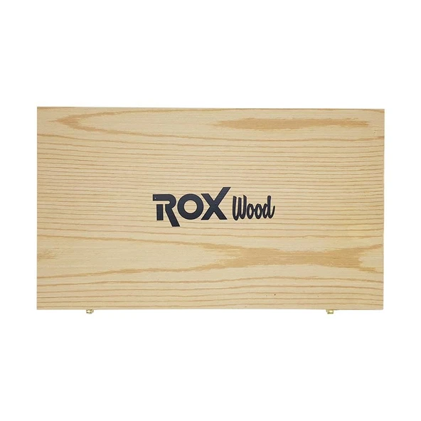ROX Wood 9092 Ahşap Oyma Iskarpela Seti 12 Parça Ahşap Kutulu - Resim 4