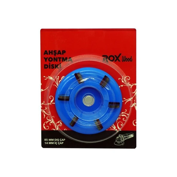 Rox Wood 0027 Ahşap Yontma Diski 85 mm - Resim 12