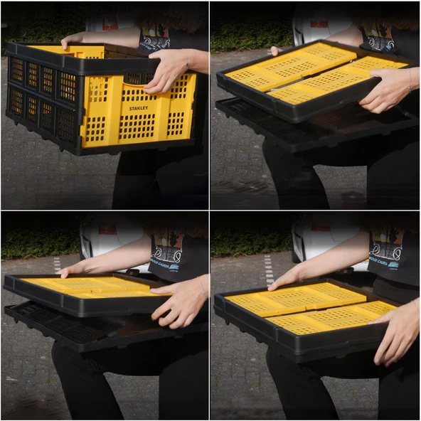 Stanley FT505 25Kg Katlanır Çok Amaçlı Taşıma Sepeti - 8
