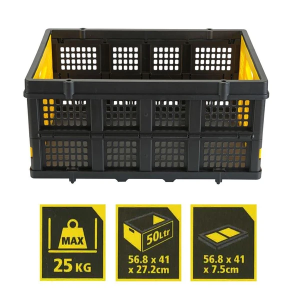 Stanley FT505 25Kg Katlanır Çok Amaçlı Taşıma Sepeti - 2