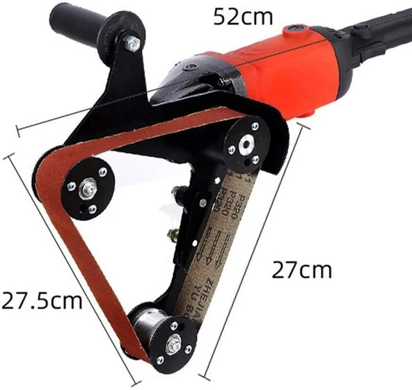 Rox Wood 0059 Taş Motoruna Takılır Esnek Şerit Zımpara Aparatı - 7