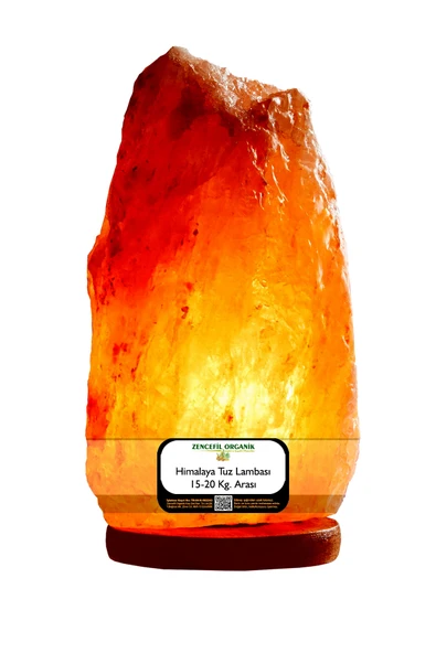 Himalaya Tuz Lambası 15-20 Kg. Doğal Kaya Tuzu Lambası Aç Kapa Düğmeli Tuz Lamba Himalayan Salt