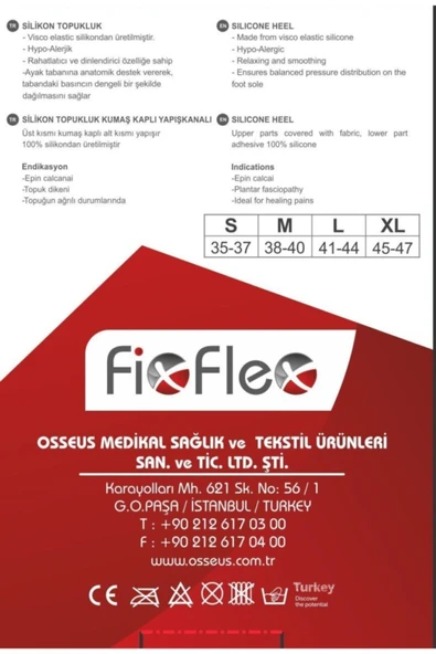 FixFlex Silikon Topukluk - M - Resim 2