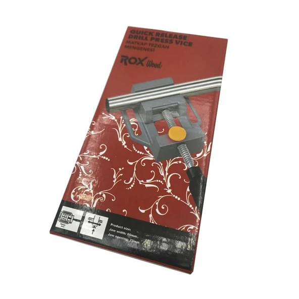 Rox Wood 0094 Alüminyum Mini Sütunlu Matkap Tezgahı Mengenesi - 10