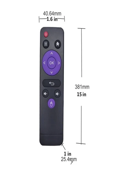 Androıd Tv Box Kumandası Orjinal (H96 MAX RK3318/MAX X3/MINI V8/MAX H616 AKILLI TV BOX KUMANDASI) - 5