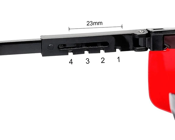 KOBB KBL1R Kırmızı Çizgi Lazer İzleme ve Epilasyon Gözlüğü - Resim 5
