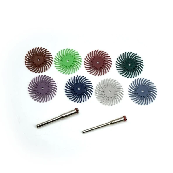 Rox Wood 0085 Gravür Polisaj Parlatma Zımpara Seti 10 Parça Kıl Disk - 3