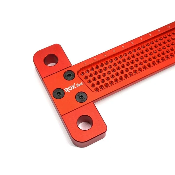 Rox Wood 0039 Alüminyum Hassas Nokta İşaretleme T Cetvel - 3