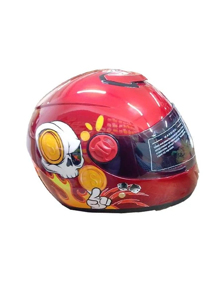 Motosiklet Kask Çocuk Model - Full Face