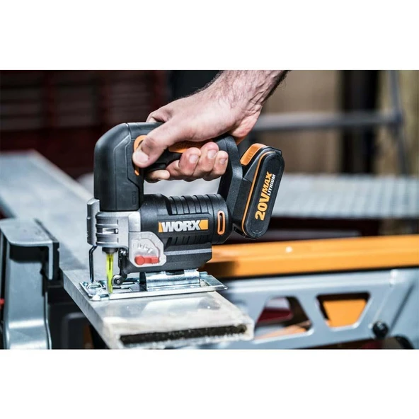 WORX WX543.9 20Volt Profesyonel Dekupaj Testere (Akü Dahil Değildir) - 9