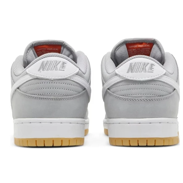 Nike SB Dunk Low Pro ISO Orange Label Wolf Grey Gum - Resim 3
