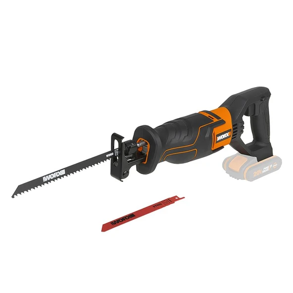 WORX WX500.9 20Volt Profesyonel Tilki Kuyruğu Testere (Akü Dahil Değildir) - 6