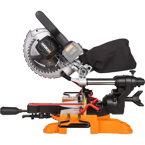 WORX WX845.9 20Volt 216MM Profesyonel Kızaklı Gönye Kesme (Akü Dahil Değildir) - 8