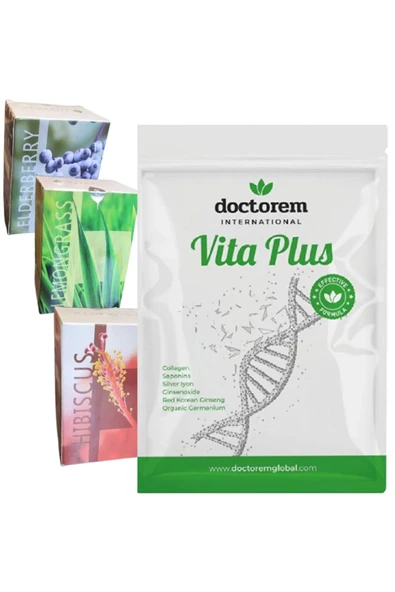 ASELYA DOCTOREM VİTA PLUS TRANSDERMAL BANT + YANINDA 1 KUTU SAĞLIK ÇAYI HEDİYE