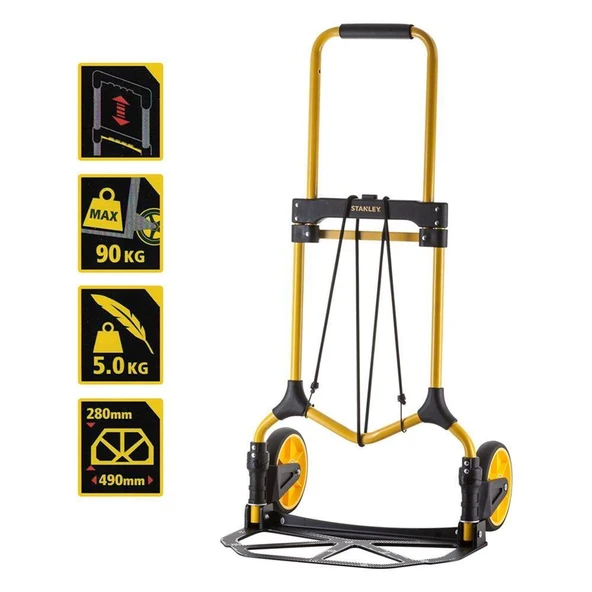 Stanley FT582 90Kg Katlanır El Arabası - 7