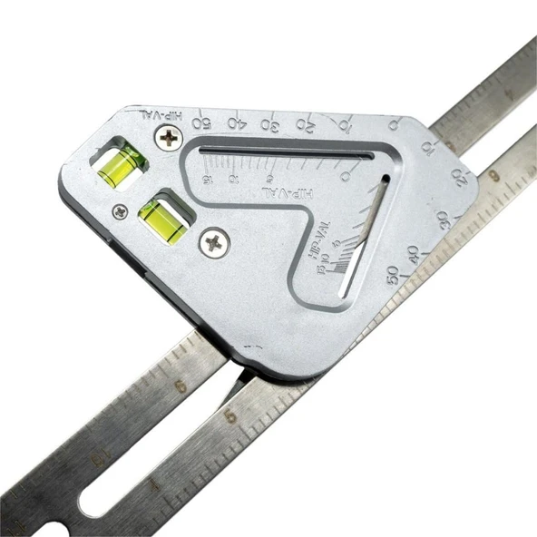 Rox Wood 0122 Çok Amaçlı Terazili Açılı Gönye 350 mm - 4