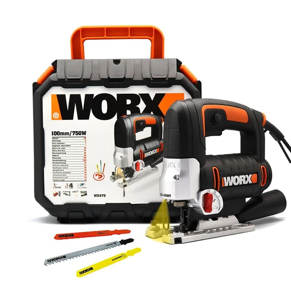 WORX WX479 750Watt Profesyonel Devir Ayarlı Dekupaj Testere - 6